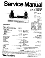 Technics - SAEH-750 - Service manual 